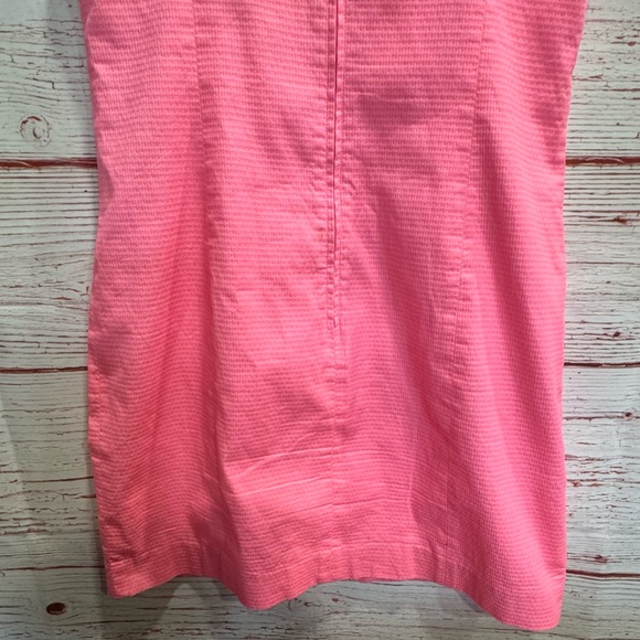 Lilly Pulitzer Ena Stretch Shift Dress in Capri Coral Sz 10 - Picture 11 of 14